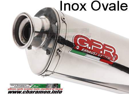 pot d'échappement  ligne 2 en 1 GPR pour husqvarna  410-610 TE-E  SMS Supermotard - Image 1